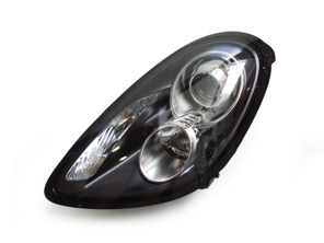 Phare. Porsche 981 Boxster / 981C Cayman - Conduite à droite - 98163111306, 98163111406, 98163111307, 98163111408, 98163111307, 98163111408